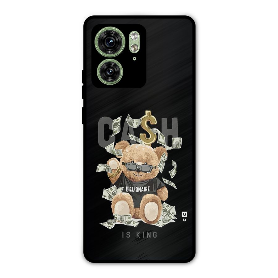 Billionaire Teddy Metal Back Case for Motorola Edge 40 5G