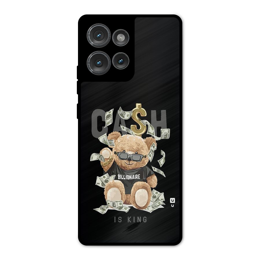 Billionaire Teddy Metal Back Case for Motorola Edge 50