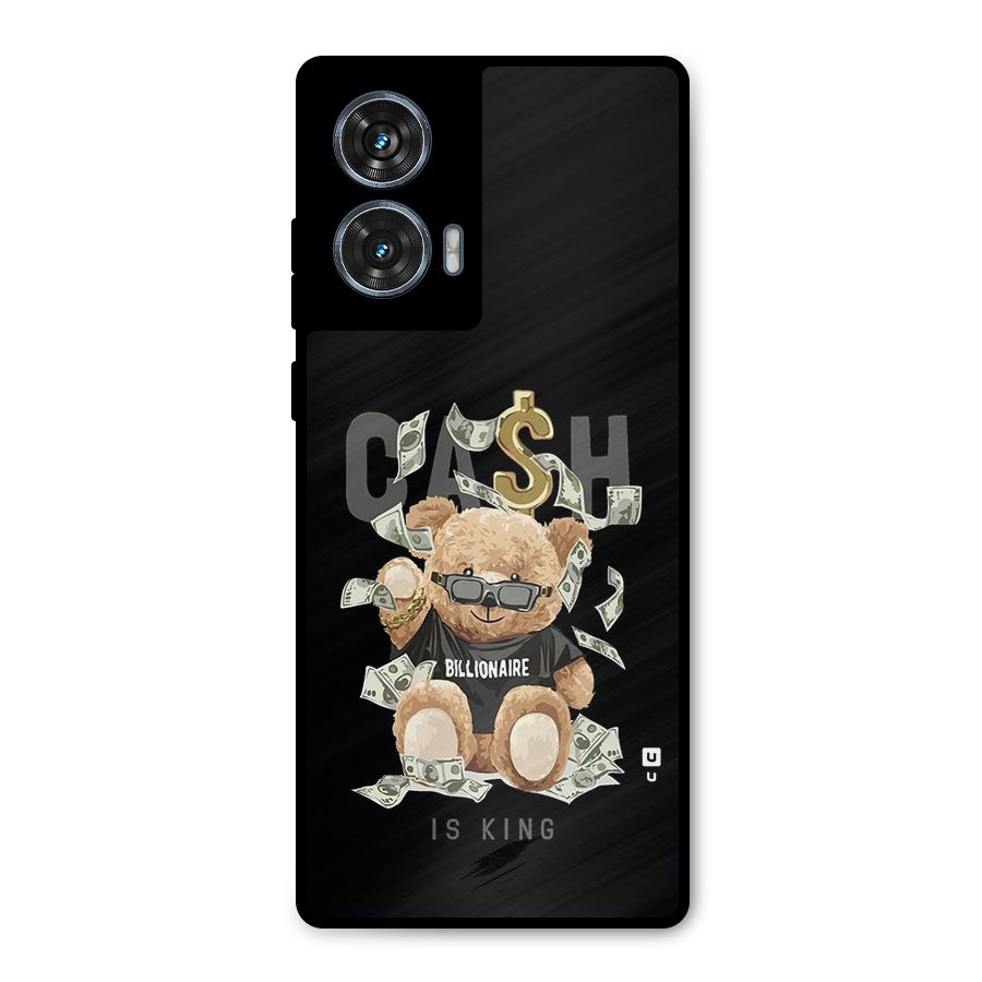 Billionaire Teddy Metal Back Case for Motorola Edge 50 Fusion