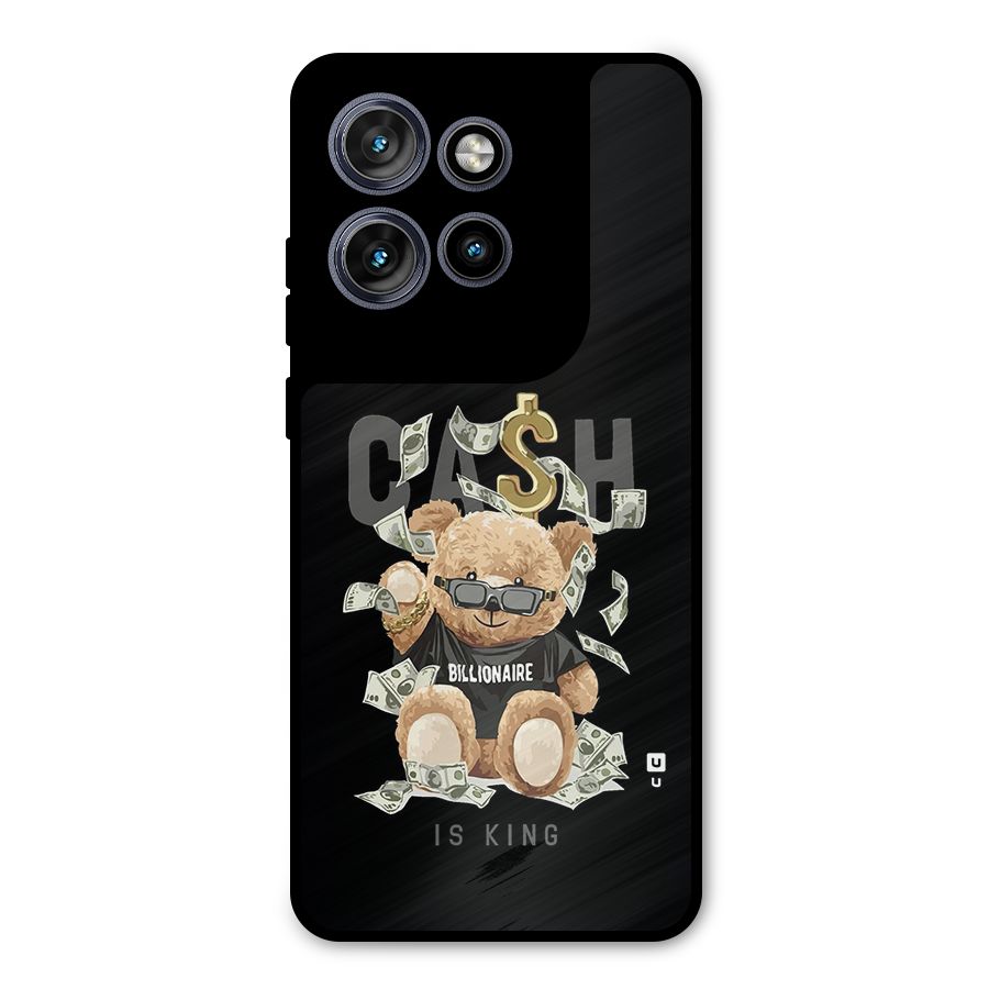 Billionaire Teddy Metal Back Case for Motorola Edge 50 Neo