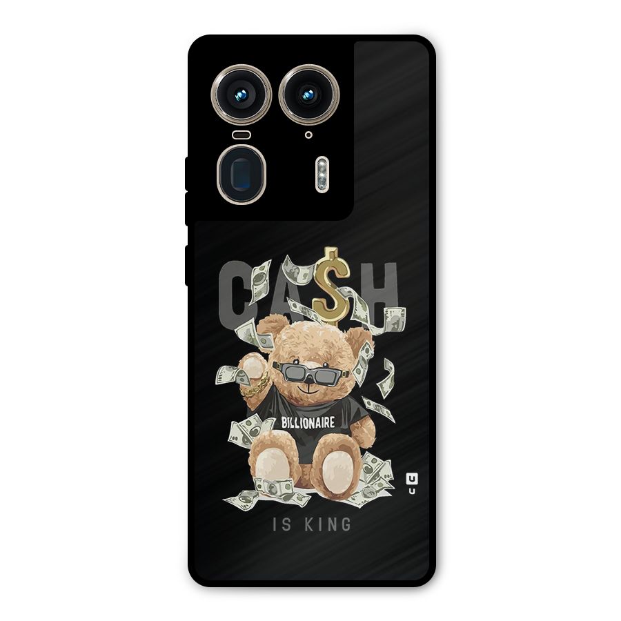 Billionaire Teddy Metal Back Case for Motorola Edge 50 Ultra
