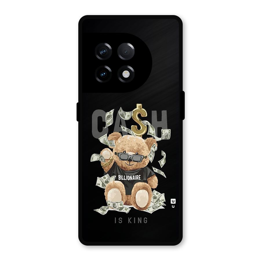 Billionaire Teddy Metal Back Case for OnePlus 11R