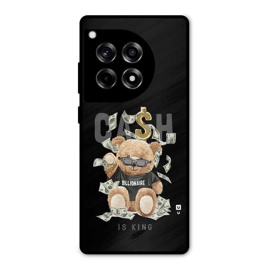 Billionaire Teddy Metal Back Case for OnePlus 12R