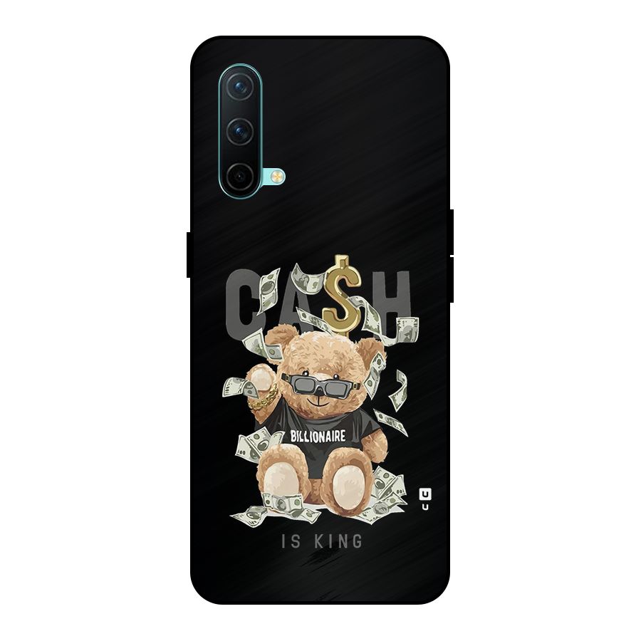 Billionaire Teddy Metal Back Case for OnePlus Nord CE 5G
