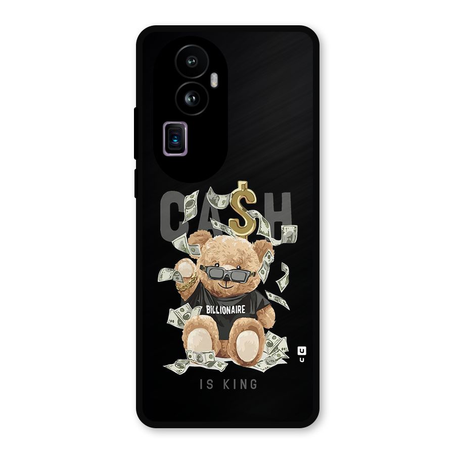 Billionaire Teddy Metal Back Case for Oppo Reno10 Pro Plus