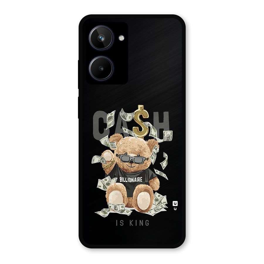 Billionaire Teddy Metal Back Case for Realme 10
