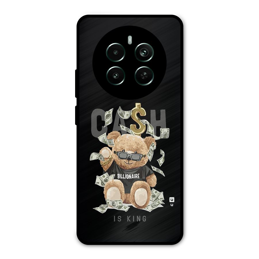 Billionaire Teddy Metal Back Case for Realme 12 Plus