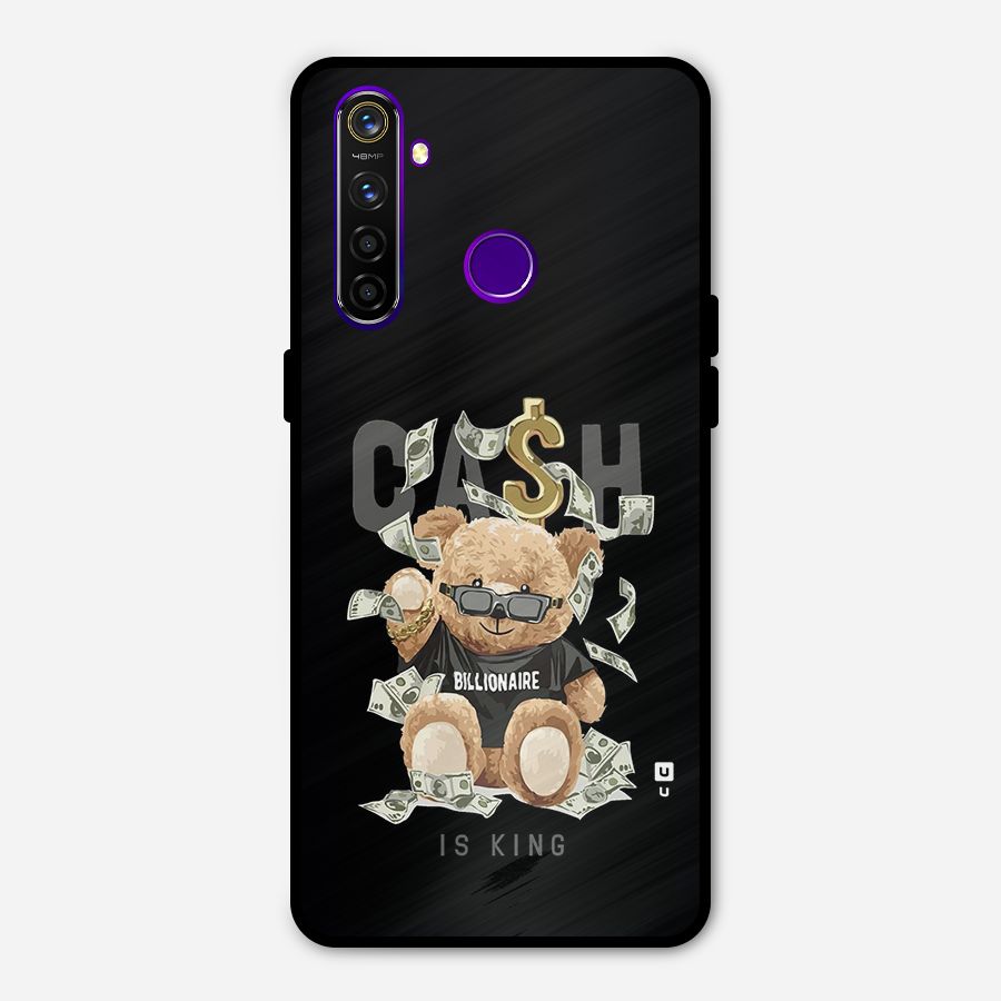 Billionaire Teddy Metal Back Case for Realme 5 Pro
