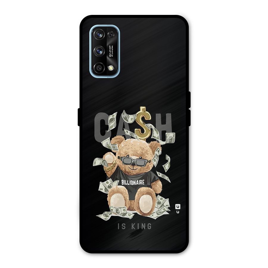 Billionaire Teddy Metal Back Case for Realme 7 Pro