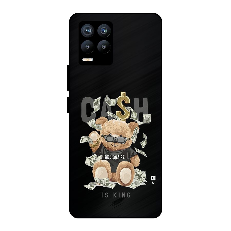 Billionaire Teddy Metal Back Case for Realme 8 Pro