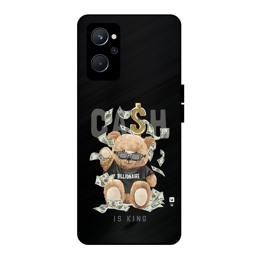 Billionaire Teddy Metal Back Case for Realme 9i 5G