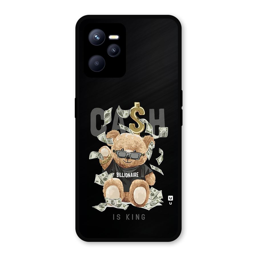 Billionaire Teddy Metal Back Case for Realme C35