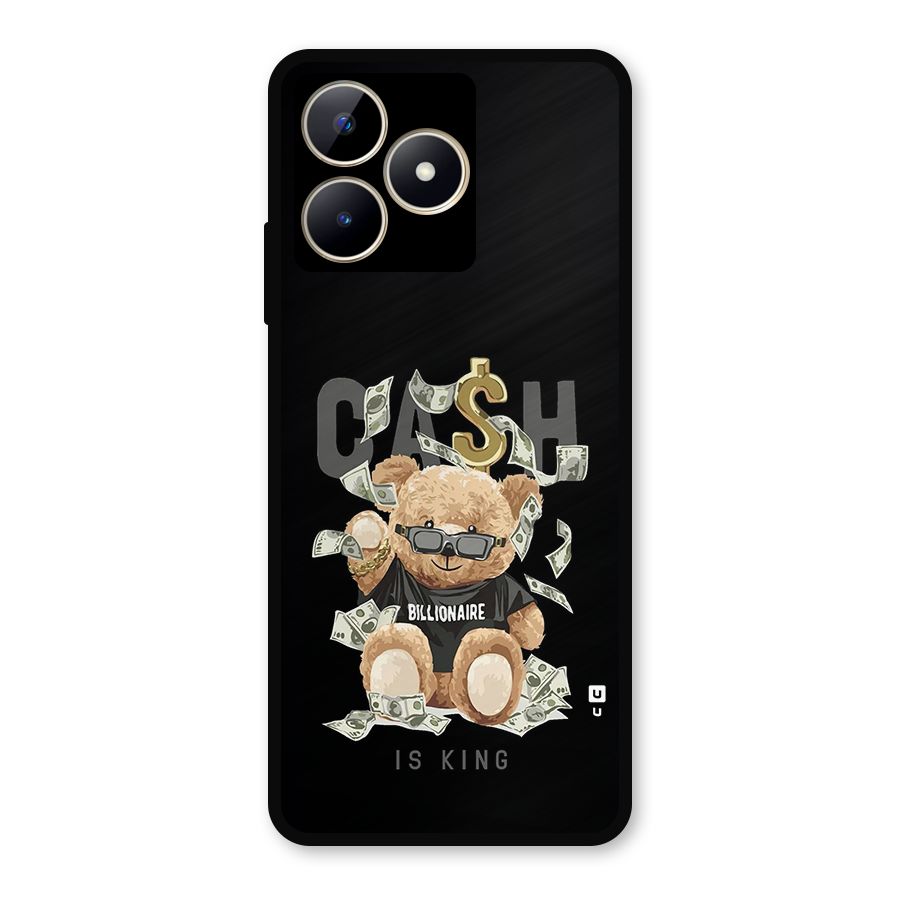 Billionaire Teddy Metal Back Case for Realme C53