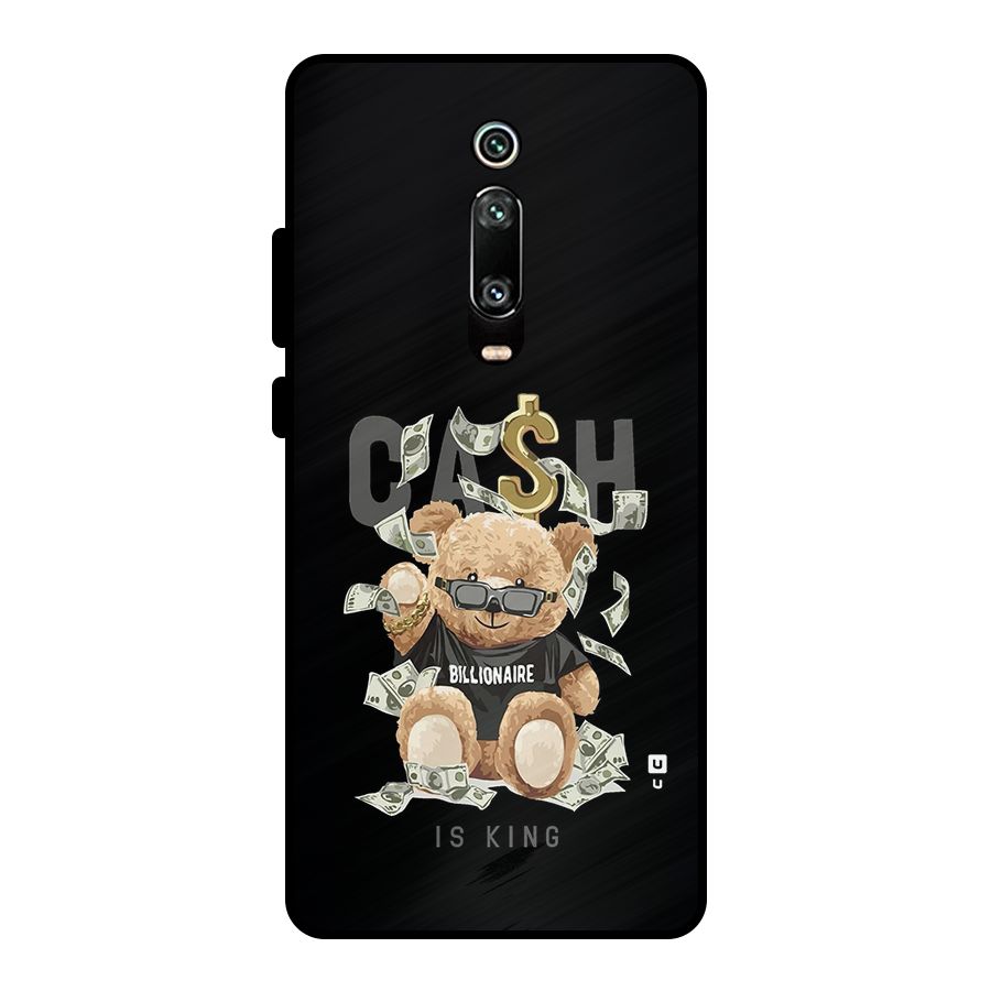 Billionaire Teddy Metal Back Case for Redmi K20 Pro