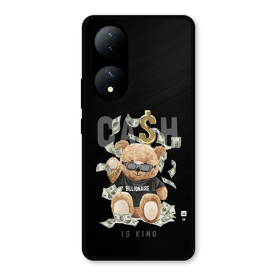 Billionaire Teddy Metal Back Case for Vivo Y100