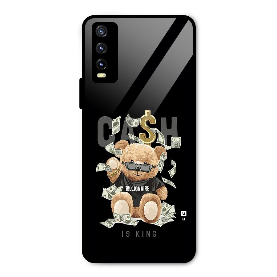 Billionaire Teddy Metal Back Case for Vivo Y20