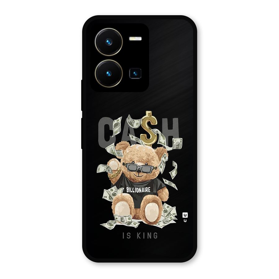 Billionaire Teddy Metal Back Case for Vivo Y35
