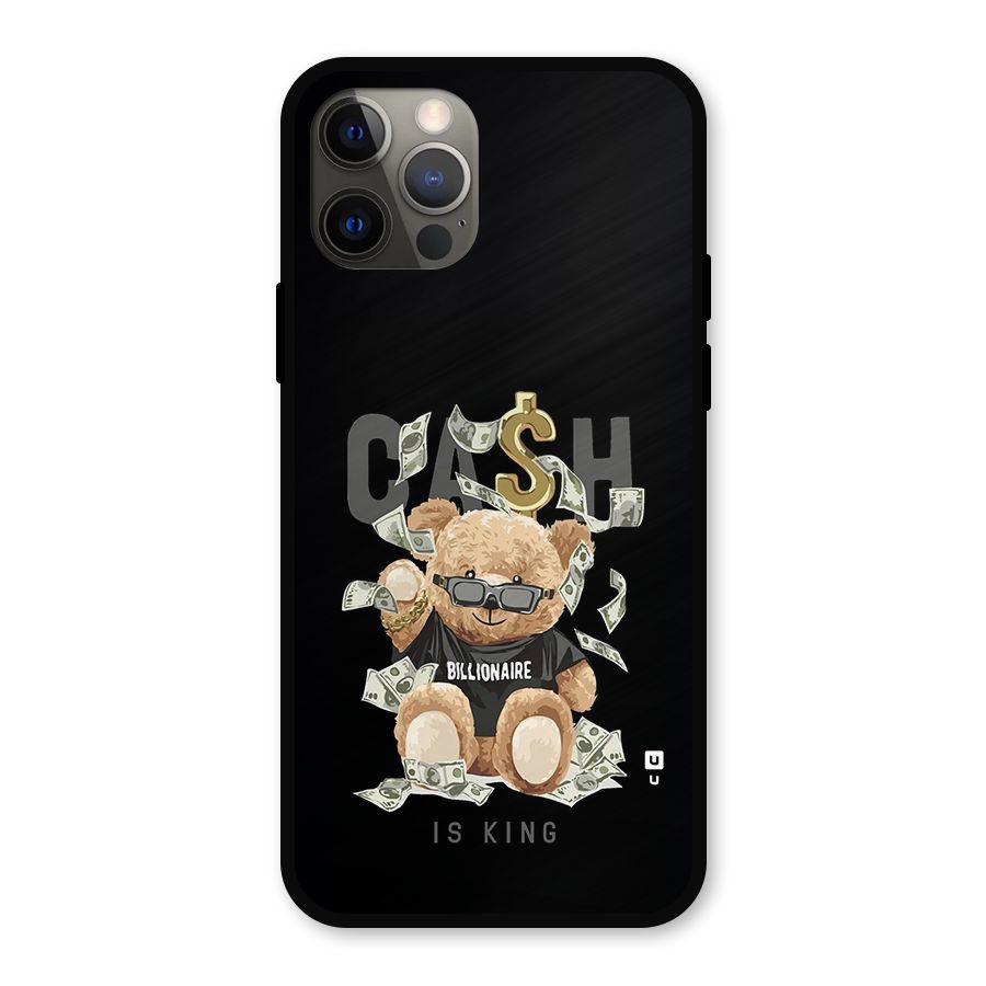 Billionaire Teddy Metal Back Case for iPhone 12 Pro