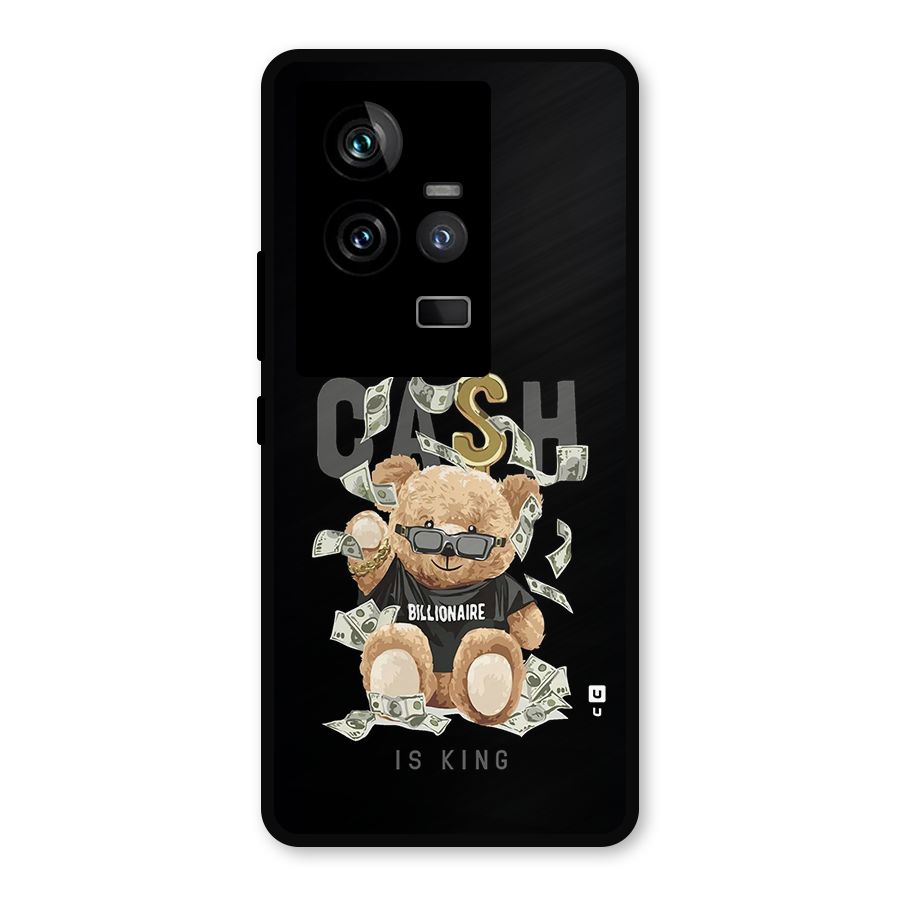 Billionaire Teddy Metal Back Case for iQOO 11 5G