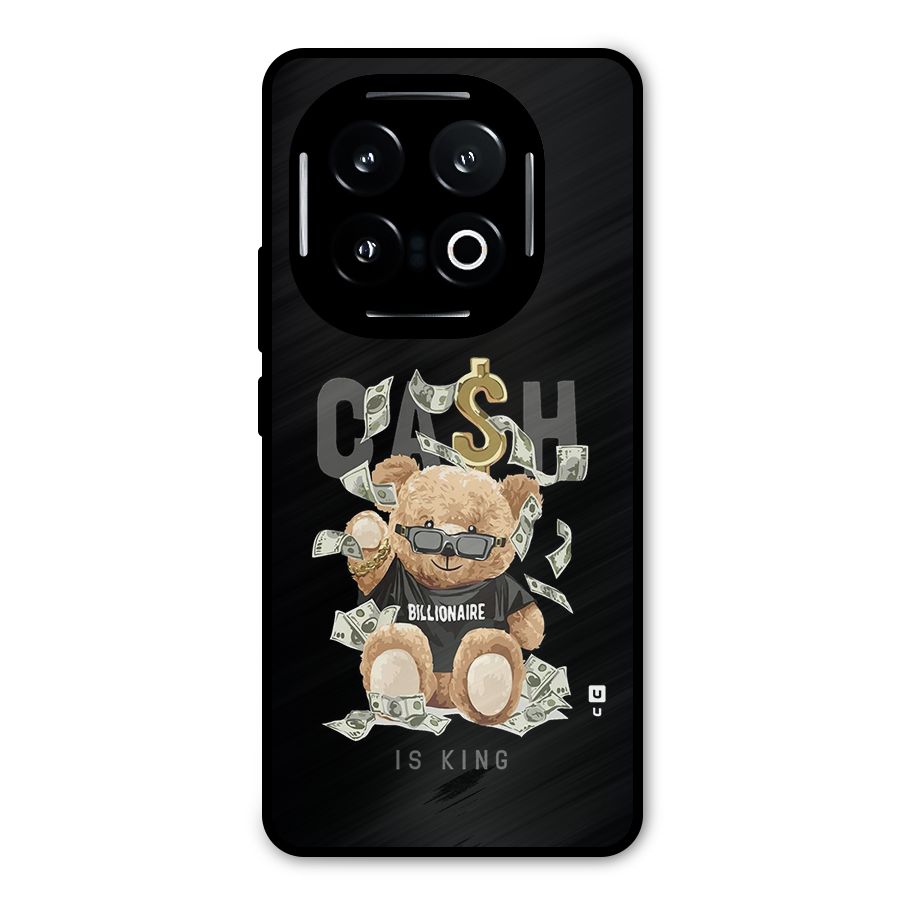 Billionaire Teddy Metal Back Case for iQOO 13
