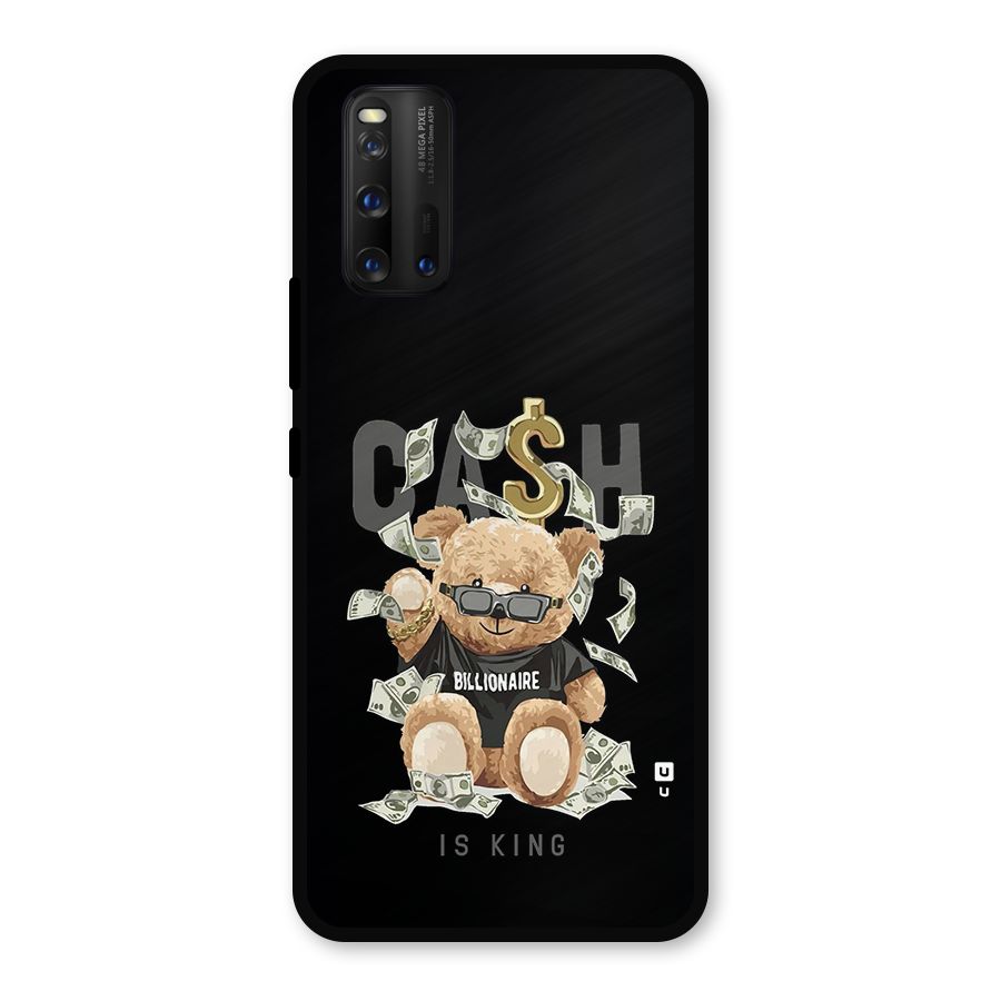 Billionaire Teddy Metal Back Case for iQOO 3