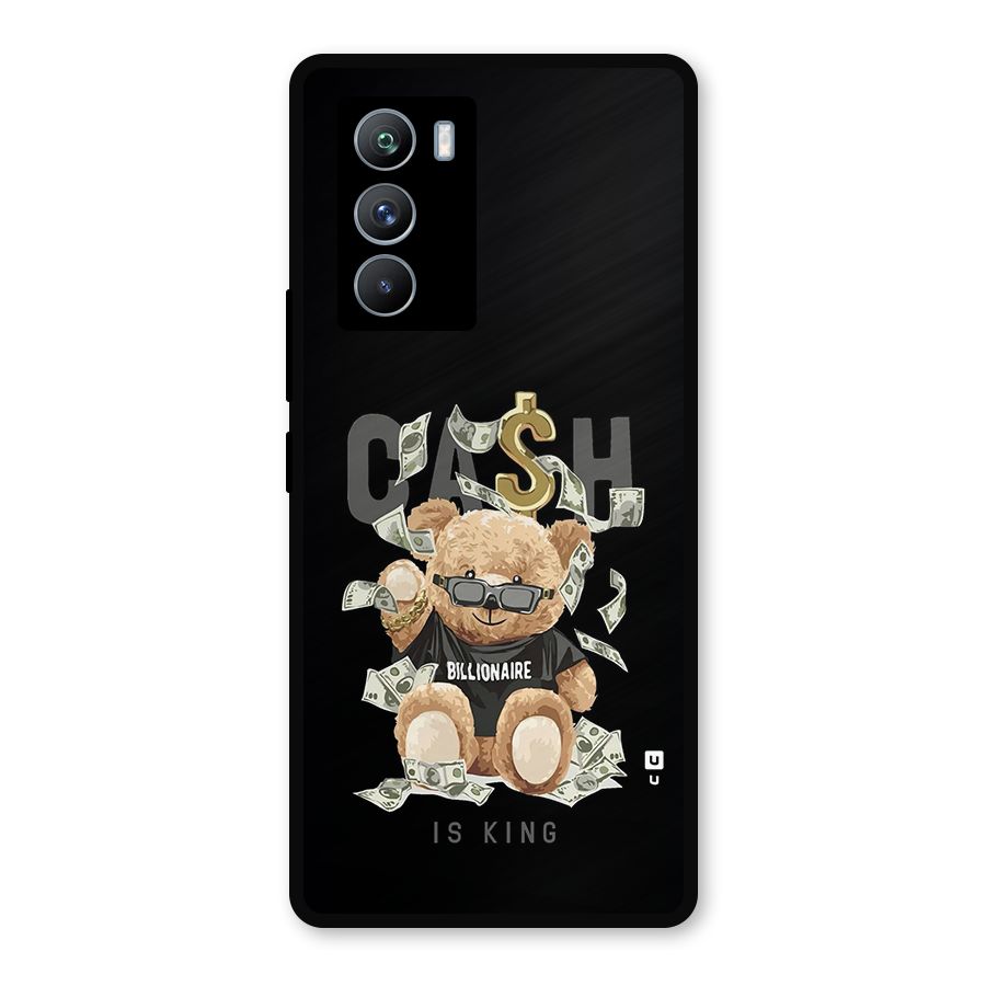 Billionaire Teddy Metal Back Case for iQOO 9 SE