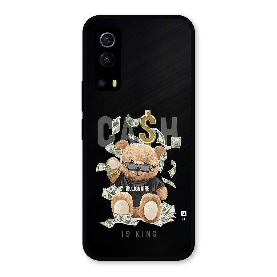 Billionaire Teddy Metal Back Case for iQOO Z3
