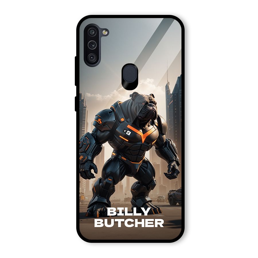 Billy Butcher Glass Back Case for Galaxy M11
