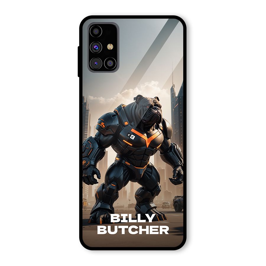 Billy Butcher Glass Back Case for Galaxy M31s
