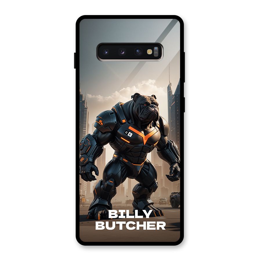 Billy Butcher Glass Back Case for Galaxy S10 Plus