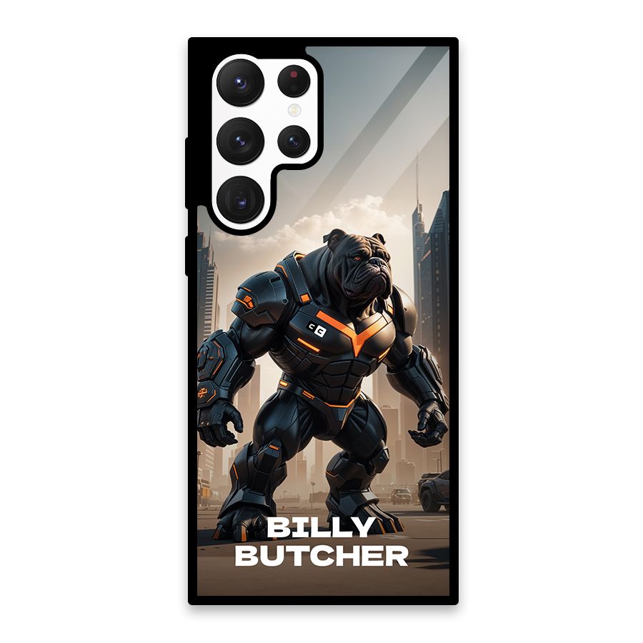 Billy Butcher Glass Back Case for Galaxy S22 Ultra 5G