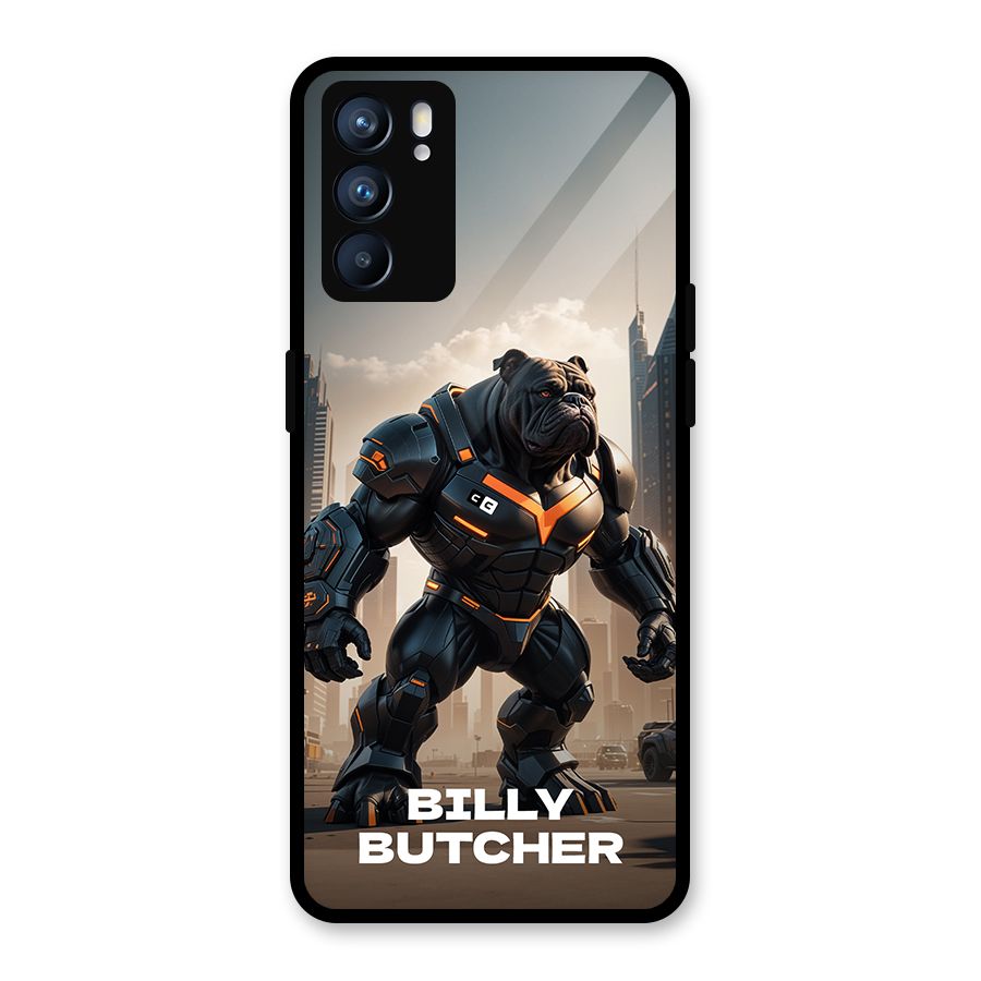 Billy Butcher Glass Back Case for Oppo Reno6 5G