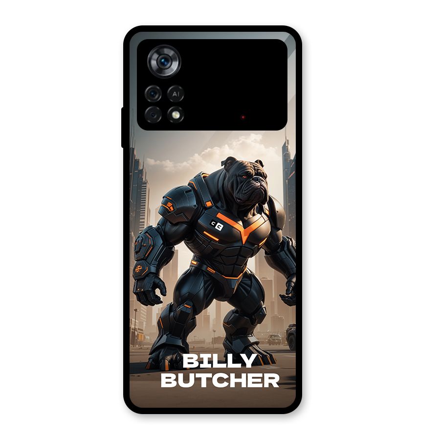Billy Butcher Glass Back Case for Poco X4 Pro 5G