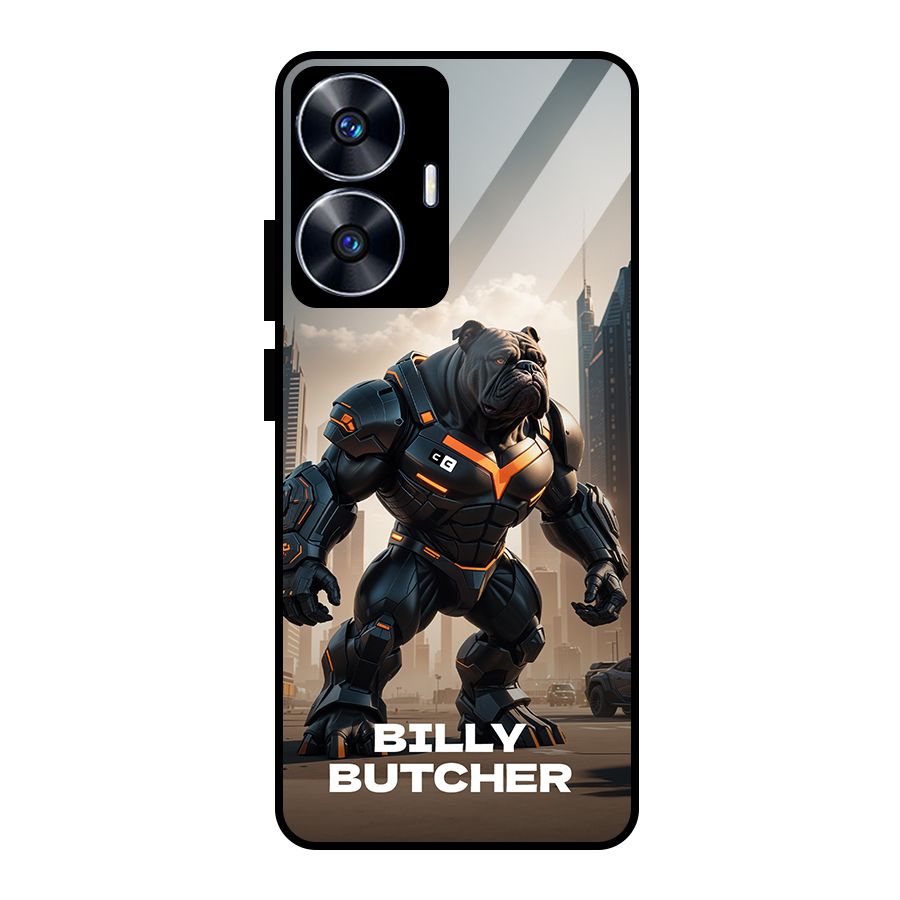 Billy Butcher Glass Back Case for Realme Narzo N55