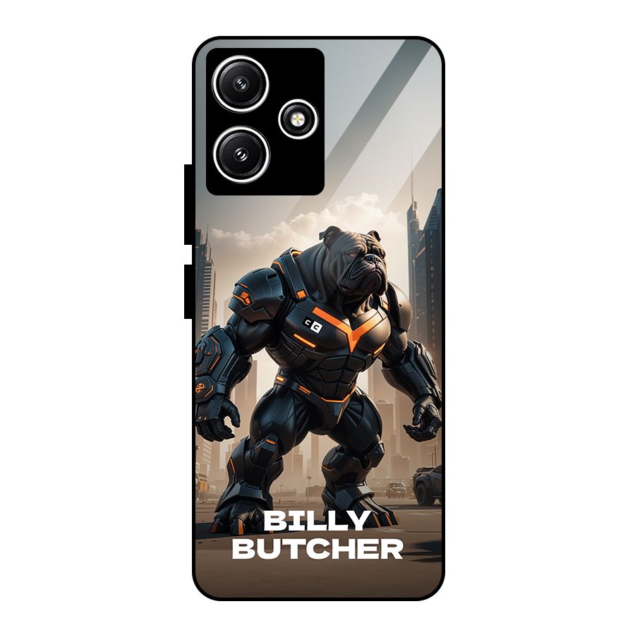 Billy Butcher Glass Back Case for Redmi 12 5G