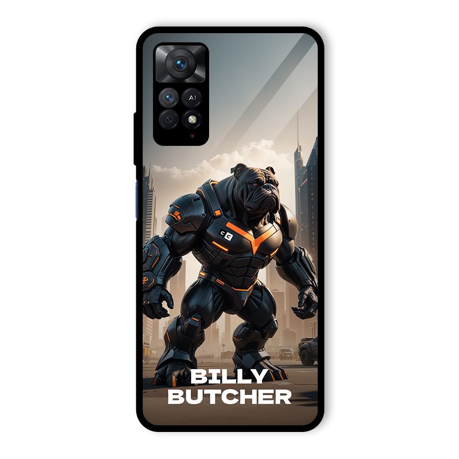 Billy Butcher Glass Back Case for Redmi Note 11 Pro