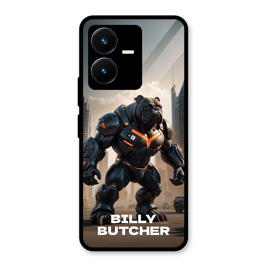 Billy Butcher Glass Back Case for Vivo Y22s