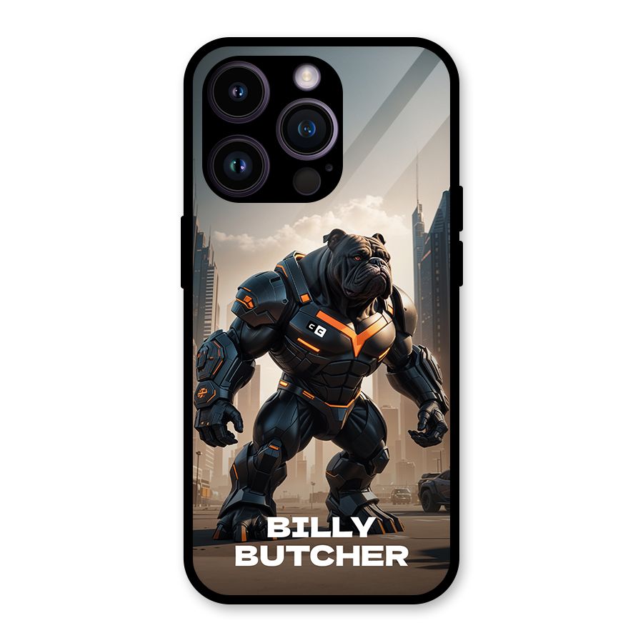 Billy Butcher Glass Back Case for iPhone 14 Pro