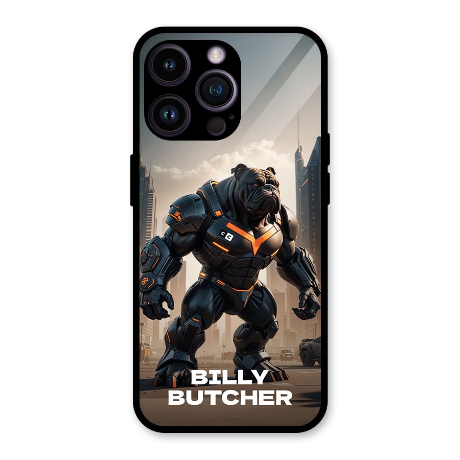 Billy Butcher Glass Back Case for iPhone 14 Pro Max