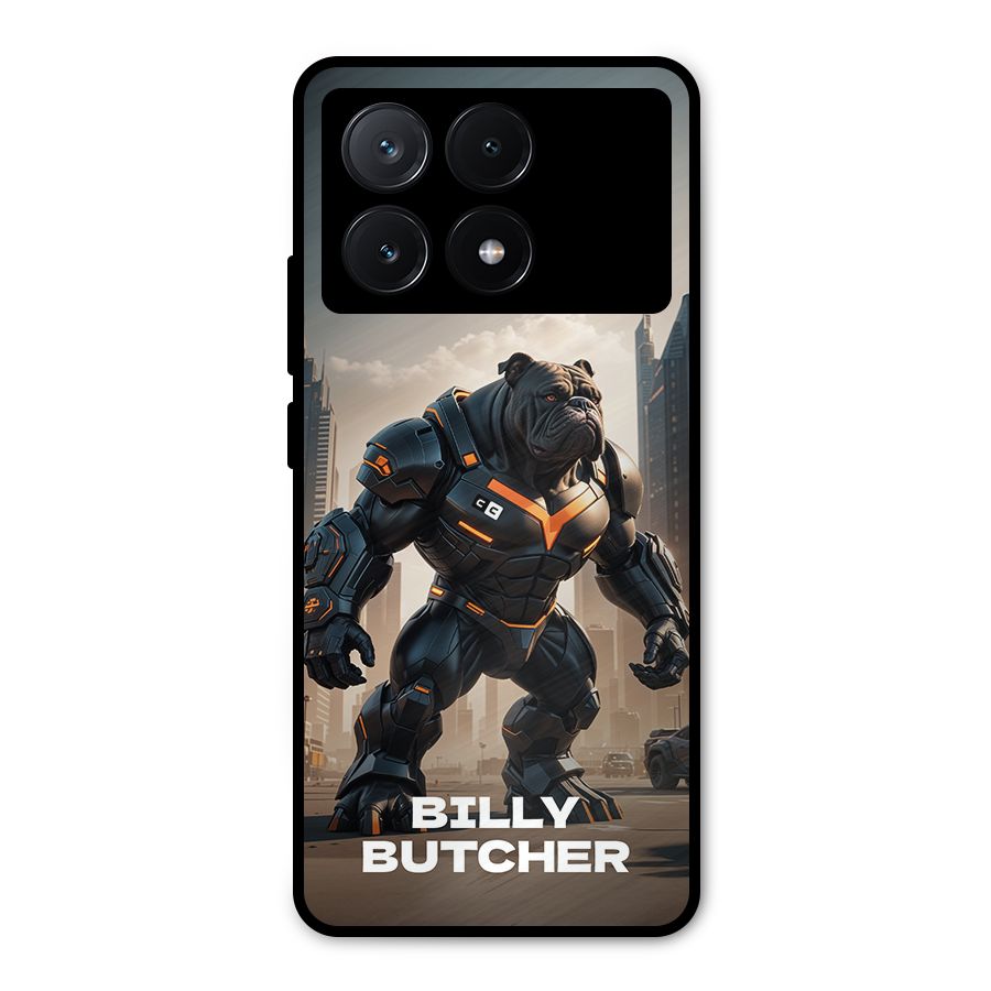 Billy Butcher Metal Back Case for Poco X6 Pro