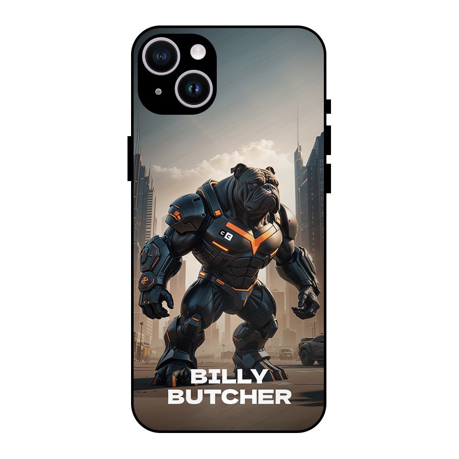 Billy Butcher Metal Back Case for iPhone 14 Plus