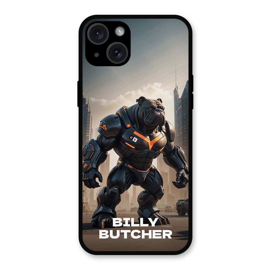 Billy Butcher Metal Back Case for iPhone 15 Plus