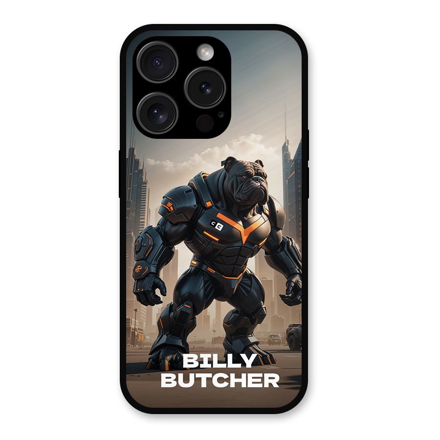 Billy Butcher Metal Back Case for iPhone 15 Pro