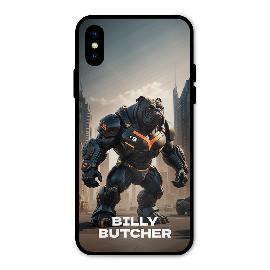 Billy Butcher Metal Back Case for iPhone XS