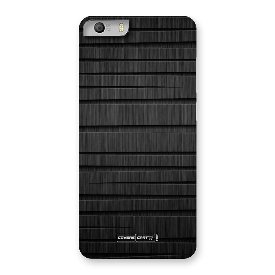 Black Abstract Back Case for Micromax Canvas Knight 2