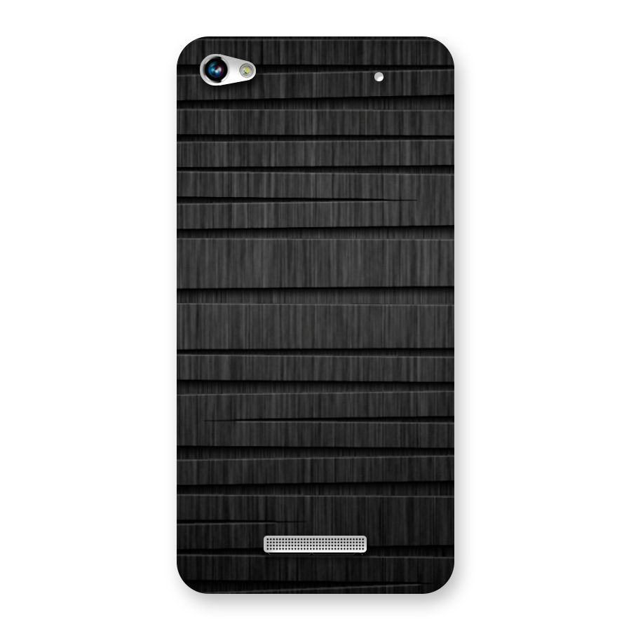 Black Abstract Back Case for Micromax Hue 2
