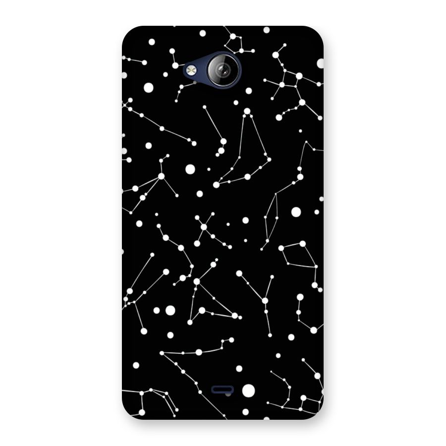 Black Constellation Pattern Back Case for Canvas Play Q355