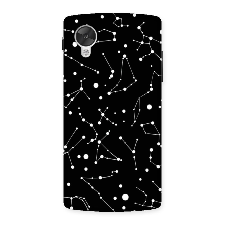 Black Constellation Pattern Back Case for Google Nexsus 5