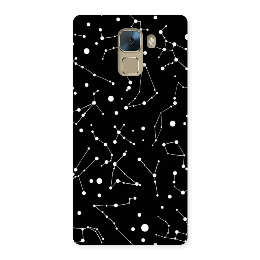 Black Constellation Pattern Back Case for Huawei Honor 7
