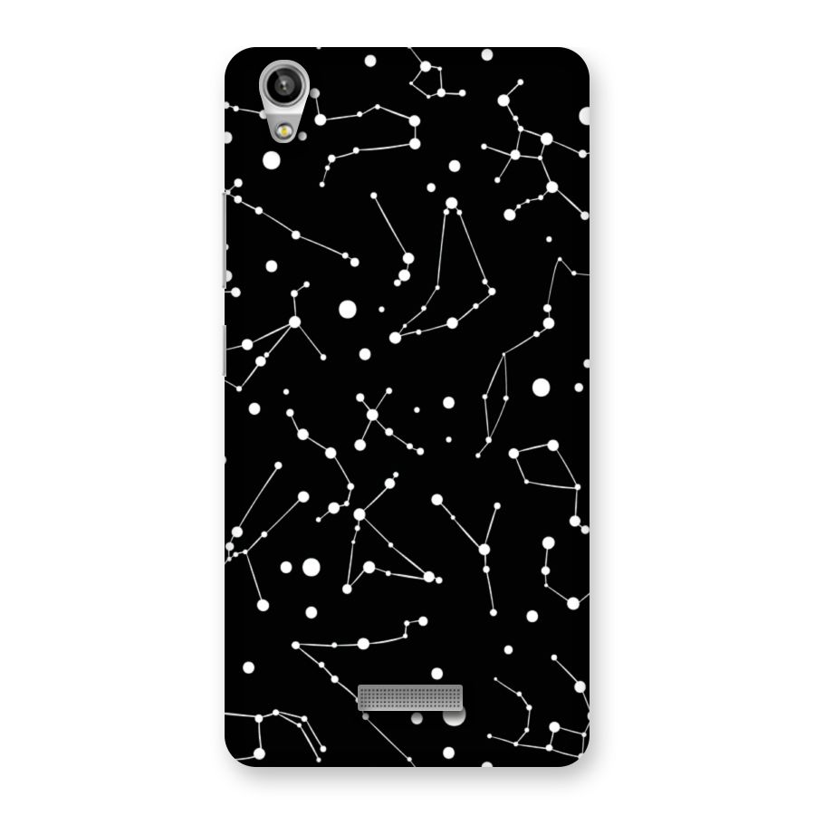 Black Constellation Pattern Back Case for Lava-Pixel-V1